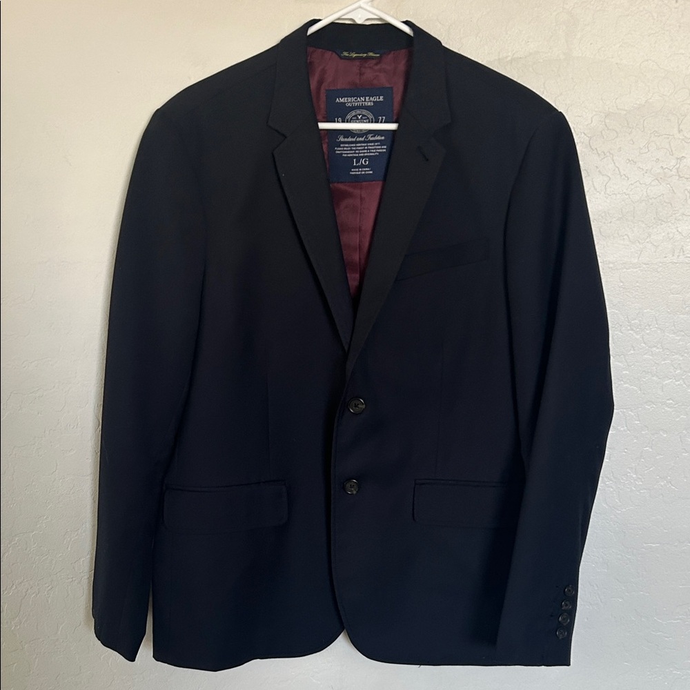 American Eagle Outfitters Men's Navy Blazer